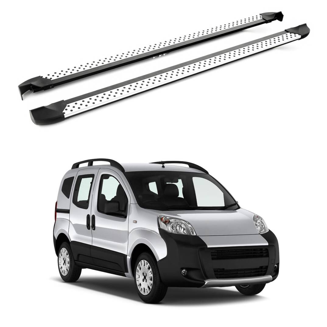 TURTLE Fits Citroen Nemo 2008-2019 Side Step Era V2 Silver - 1