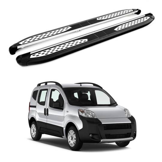 TURTLE Fits Citroen Nemo 2008-2019 Side Step Plus Black