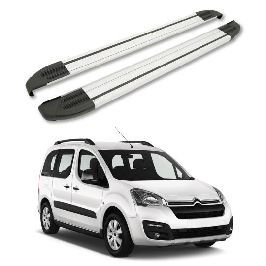 TURTLE Fits Citroen Relay 2006-2025 / Lwb Side Step Brillant Silver - 1