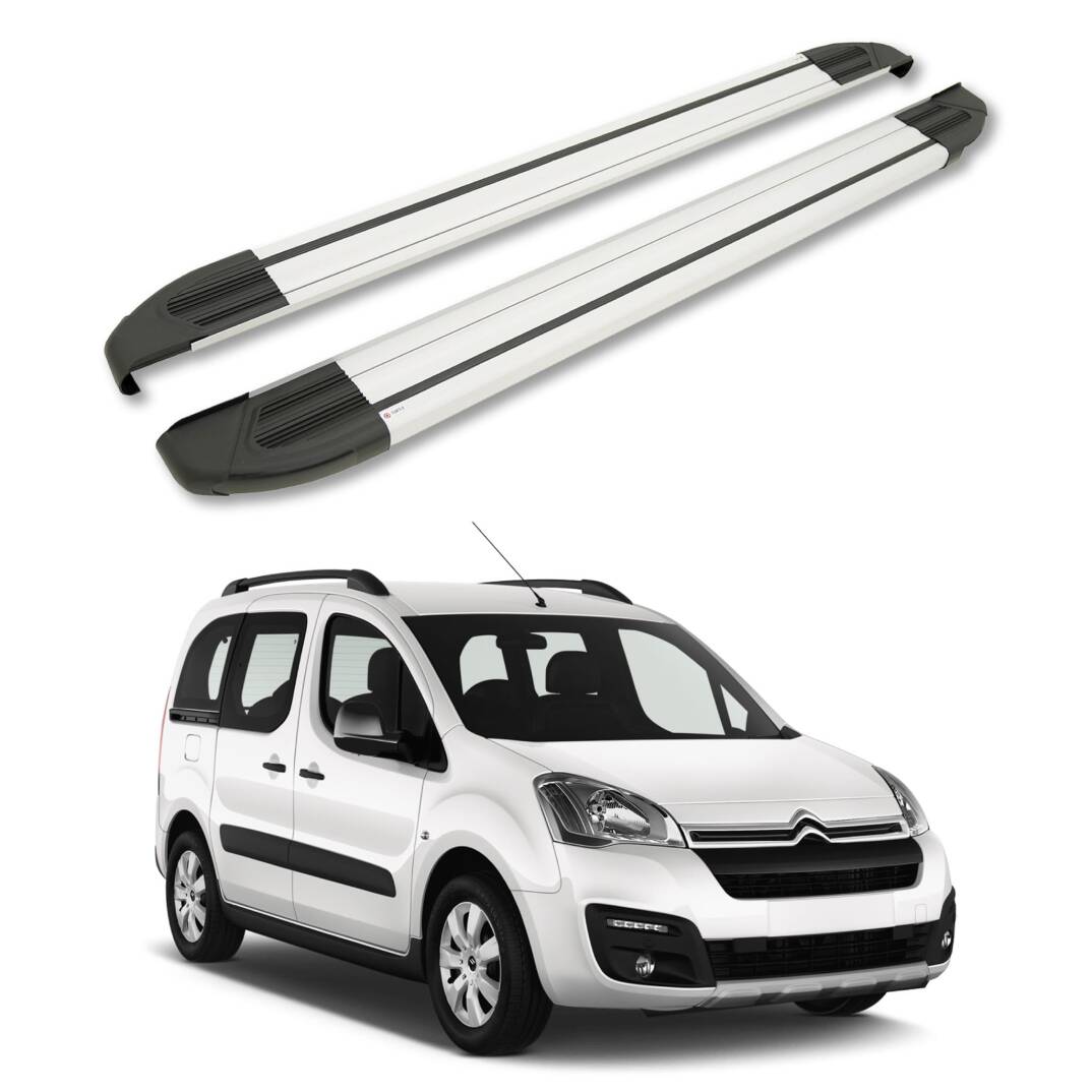 TURTLE Fits Citroen Relay 2006-2025 / Lwb Side Step Brillant Silver - 1