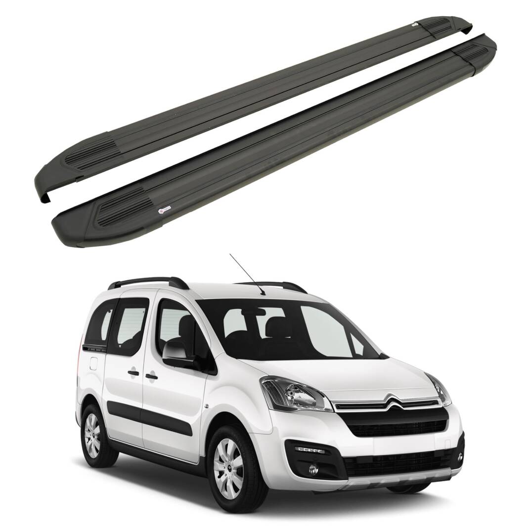 TURTLE Fits Citroen Relay 2006-2025 / Mwb Side Step Brillant Black - 1