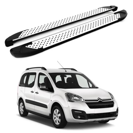 TURTLE Fits Citroen Relay 2006-2025 / Mwb Side Step Sapphire V1 Silver