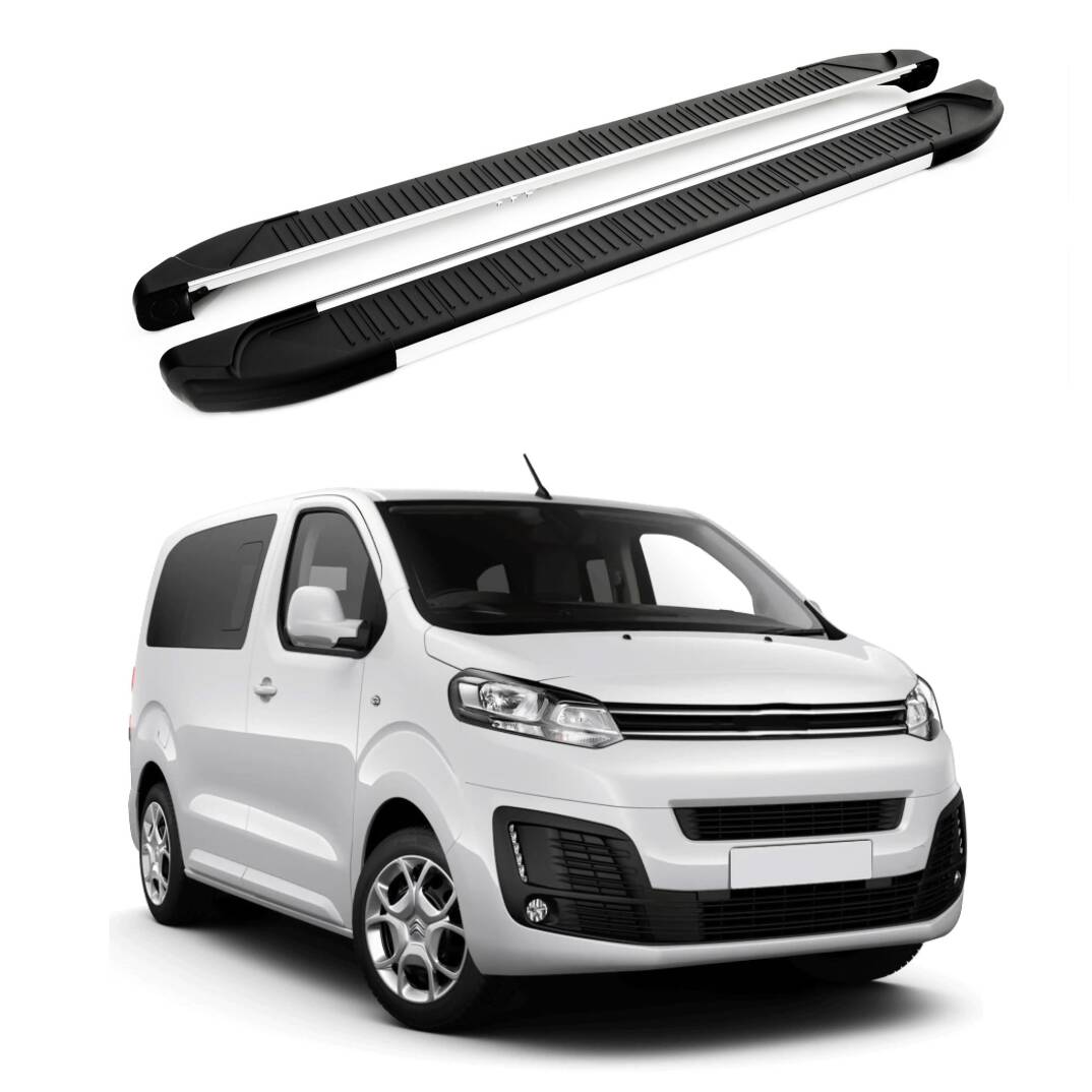 TURTLE Fits Citroen Space Tourmalineer (Mk3) 2017-2025 / Lwb Side Step Another Silver - 1