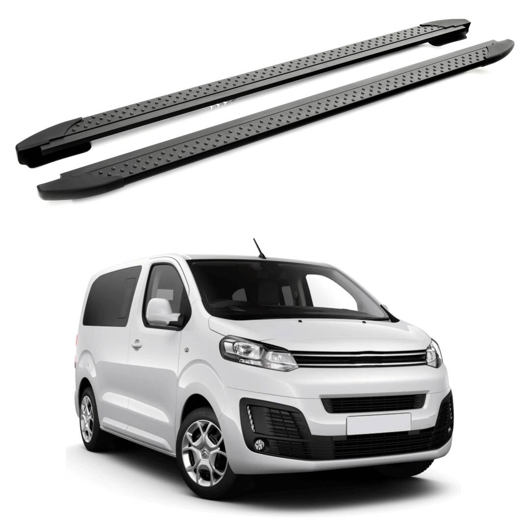 TURTLE Fits Citroen Space Tourmalineer (Mk3) 2017-2025 / Mwb Side Step Era V1 Black - 1