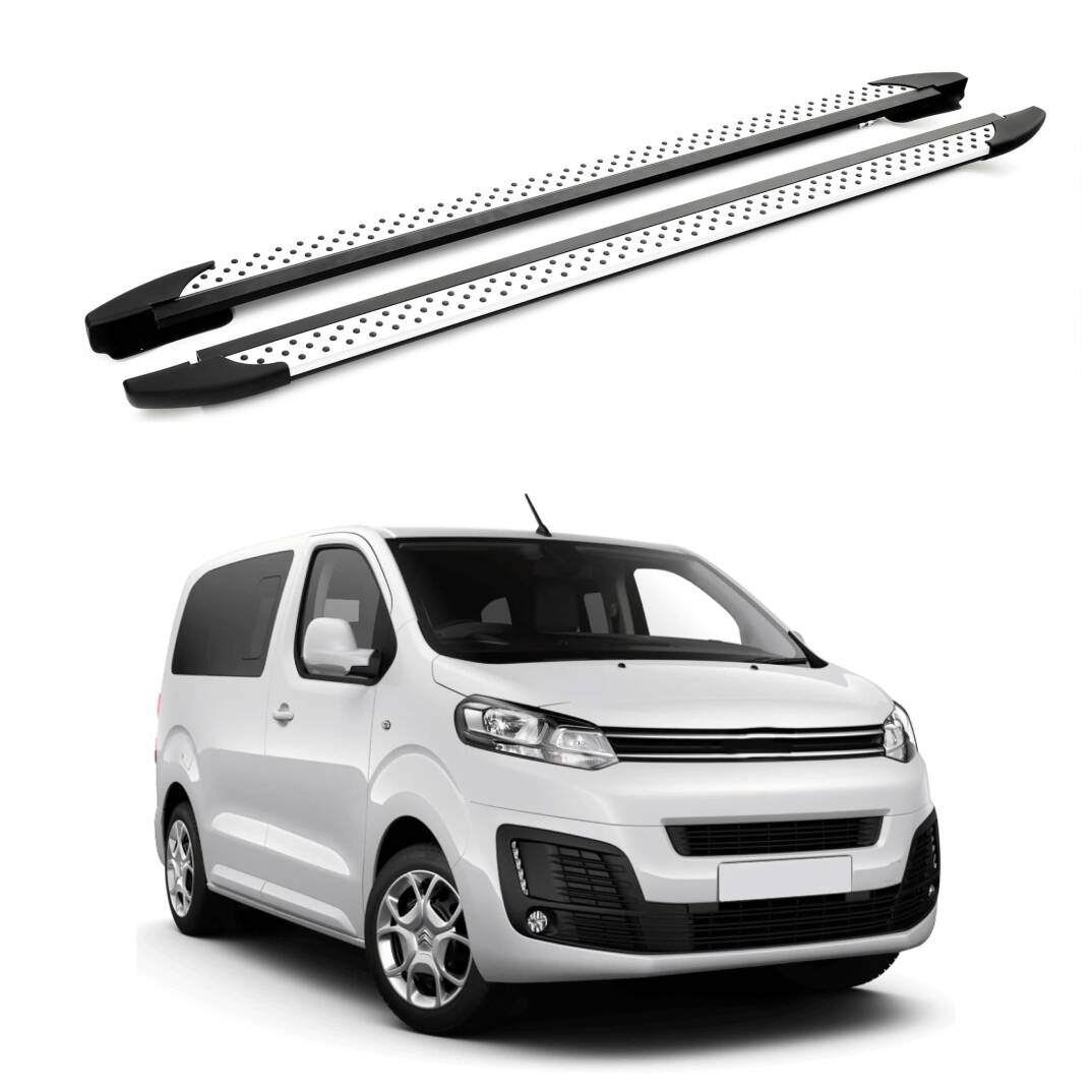 TURTLE Fits Citroen Space Tourmalineer (Mk3) 2017-2025 / Mwb Side Step Era V1 Silver - 1