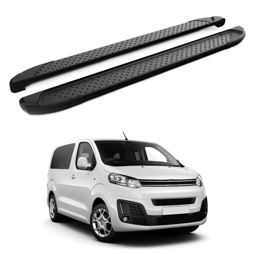 TURTLE Fits Citroen Space Tourmalineer (Mk3) 2017-2025 / Mwb Side Step Sapphire V1 Black - 1