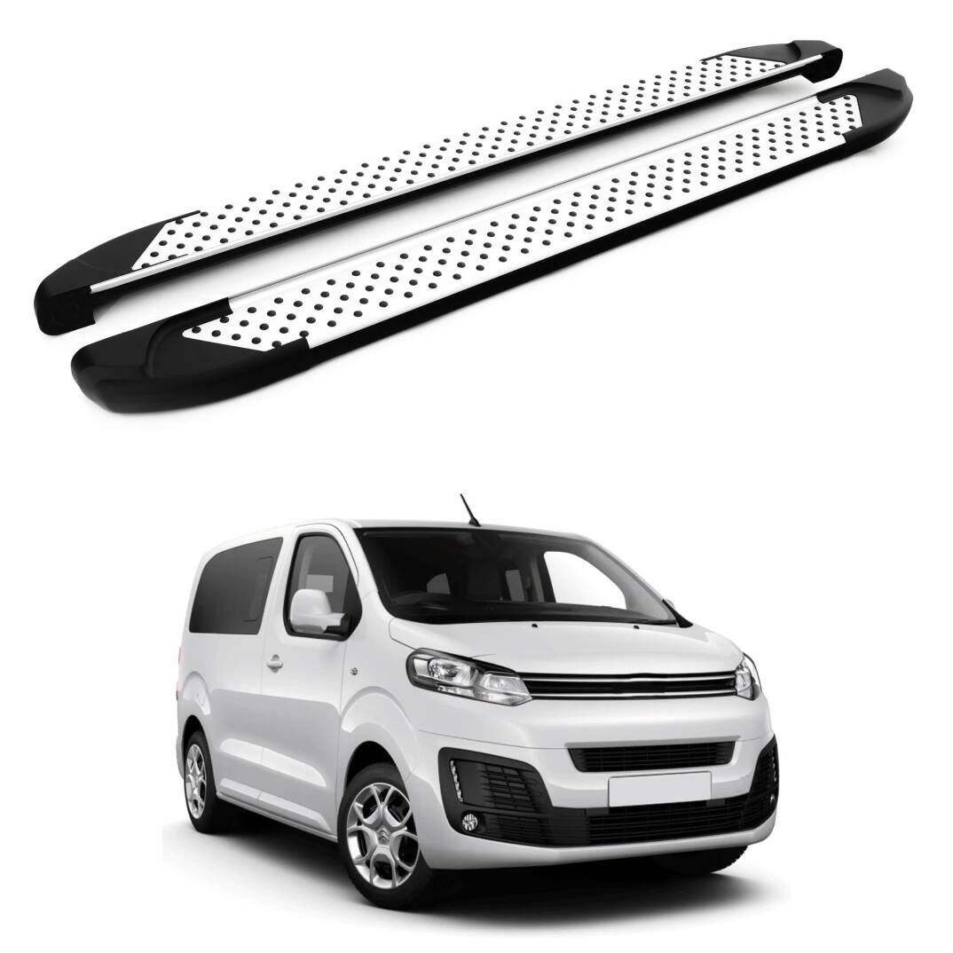 TURTLE Fits Citroen Space Tourmalineer (Mk3) 2017-2025 / Mwb Side Step Sapphire V1 Silver - 1