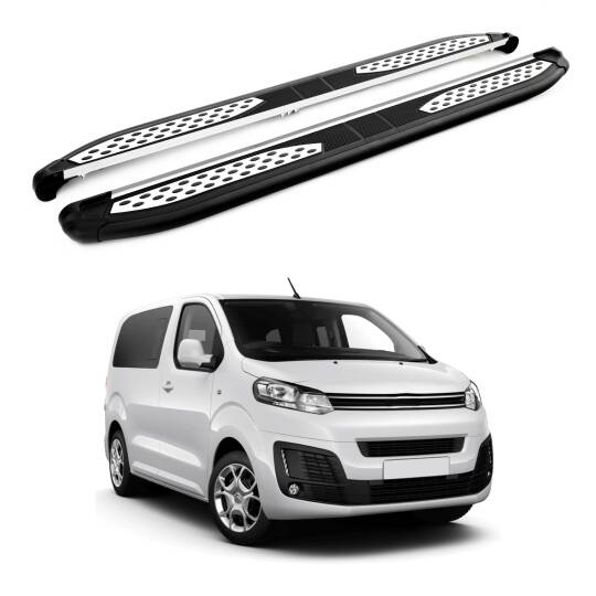 TURTLE Fits Citroen Space Tourmalineer (Mk3) 2017-2025 / Swb Side Step Plus Black