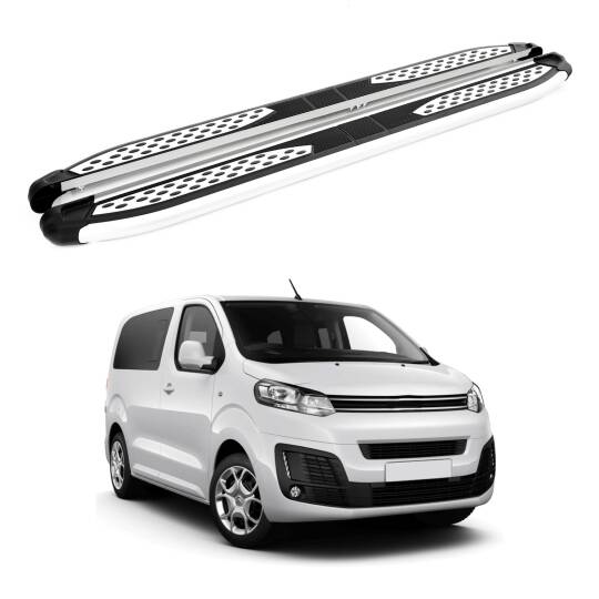 TURTLE Fits Citroen Space Tourmalineer (Mk3) 2017-2025 / Swb Side Step Plus Silver
