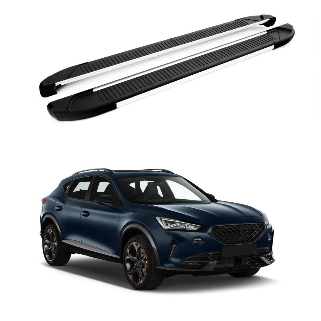 TURTLE Fits Cupra Formentor 2020-2025 Side Step Another Silver - 1
