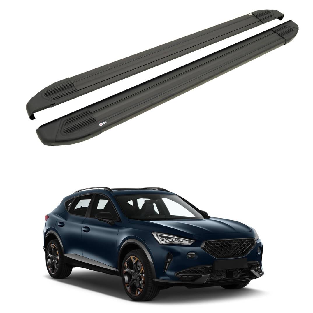 TURTLE Fits Cupra Formentor 2020-2025 Side Step Brillant Black - 1