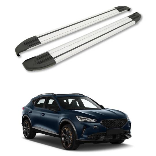 TURTLE Fits Cupra Formentor 2020-2025 Side Step Brillant Silver