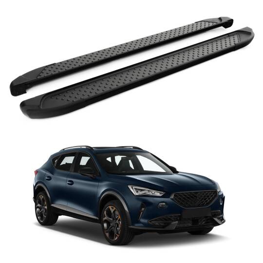 TURTLE Fits Cupra Formentor 2020-2025 Side Step Sapphire V1 Black