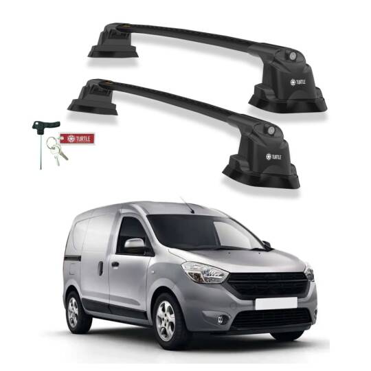TURTLE Fits Dacia Dokker 2013-2022 Roof Rack Air3 Black
