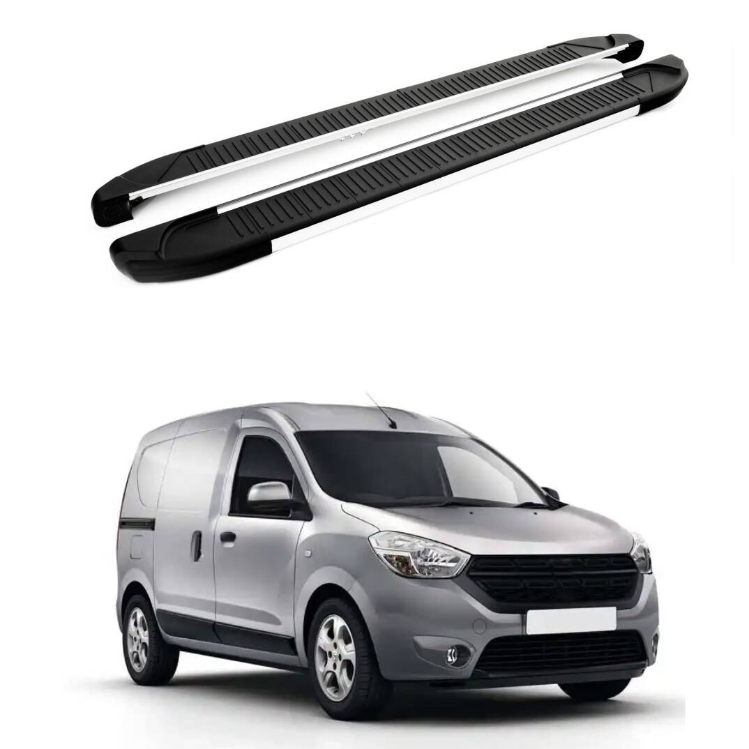 TURTLE Fits Dacia Dokker 2013-2022 Side Step Another Silver - 1