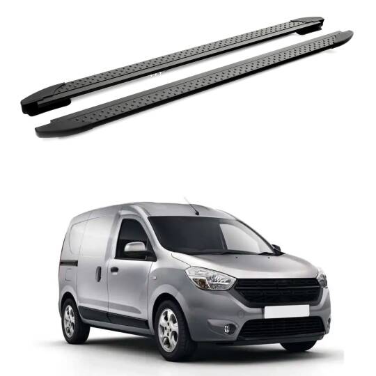 TURTLE Fits Dacia Dokker 2013-2022 Side Step Era V2 Black