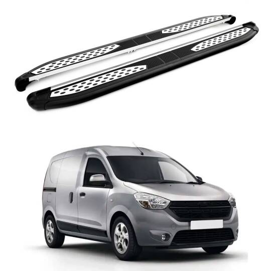 TURTLE Fits Dacia Dokker 2013-2022 Side Step Plus Black