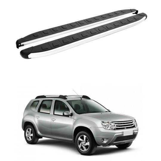 TURTLE Fits Dacia Duster (Hs) 2010-2013 Side Step Alyans Silver