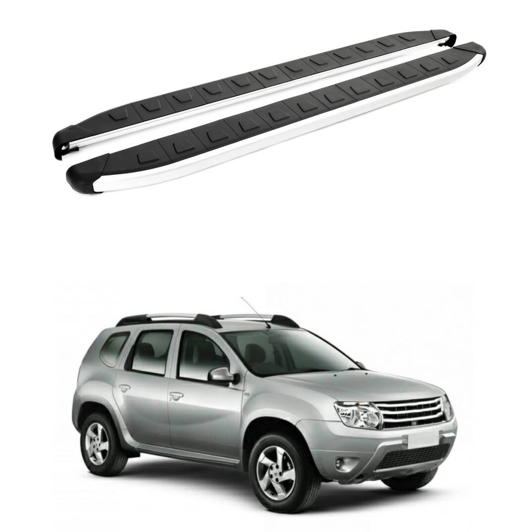 TURTLE Fits Dacia Duster (Hs) 2010-2013 Side Step Alyans Silver - 1