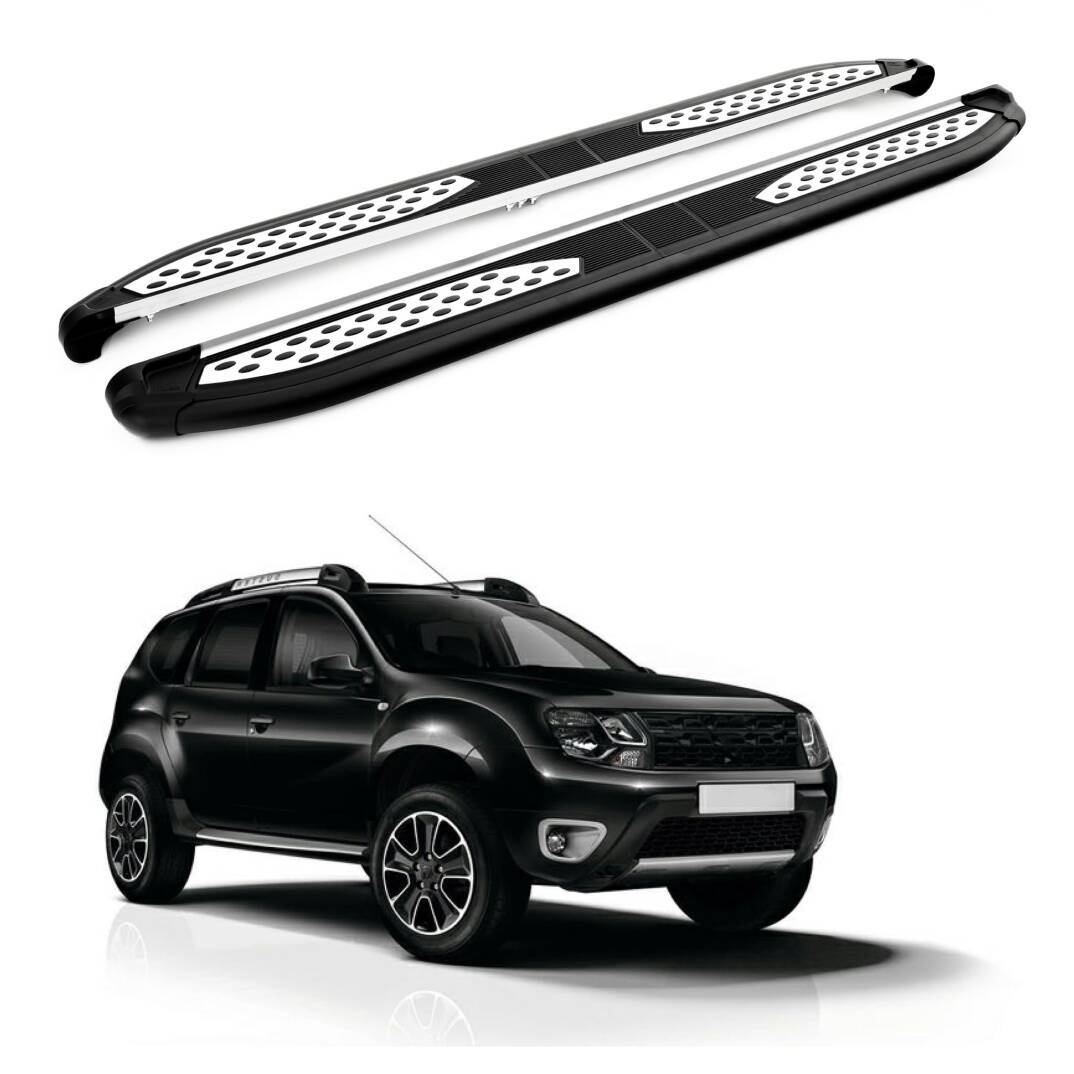 TURTLE Fits Dacia Duster (Hs) 2014-2017 Side Step Plus Black - 1