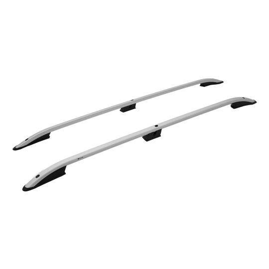TURTLE Fits Dacia Logan Mcv 2007-2012 Roof Rail Crown Silver