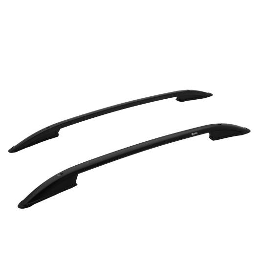 TURTLE Fits Dacia Sandero (Bs) 2007-2012 Roof Rail Crown Black