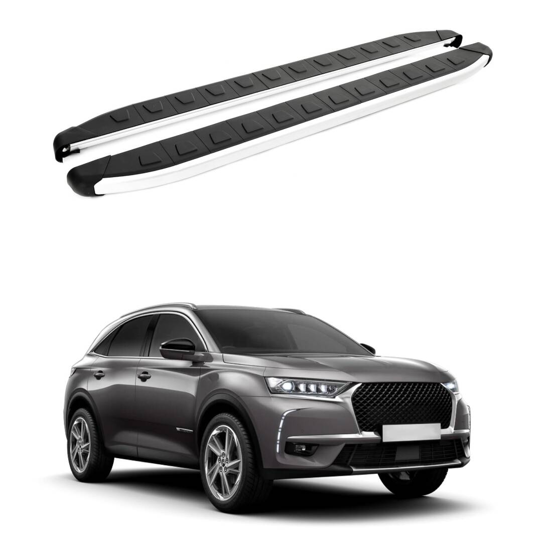 TURTLE Fits Ds Automobiles Ds 7 Crossback 2018-2025 Side Step Alyans Silver - 1