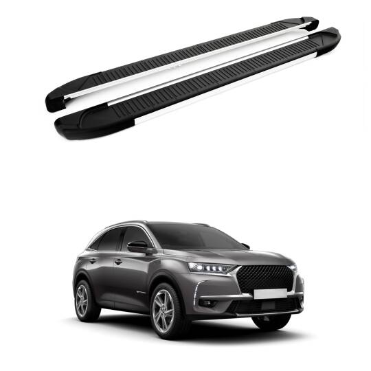 TURTLE Fits Ds Automobiles Ds 7 Crossback 2018-2025 Side Step Another Silver