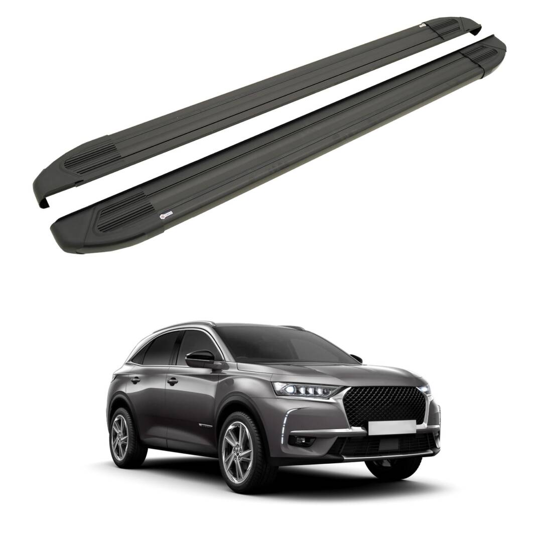 TURTLE Fits Ds Automobiles Ds 7 Crossback 2018-2025 Side Step Brillant Black - 1
