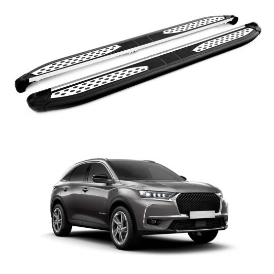 TURTLE Fits Ds Automobiles Ds 7 Crossback 2018-2025 Side Step Plus Black