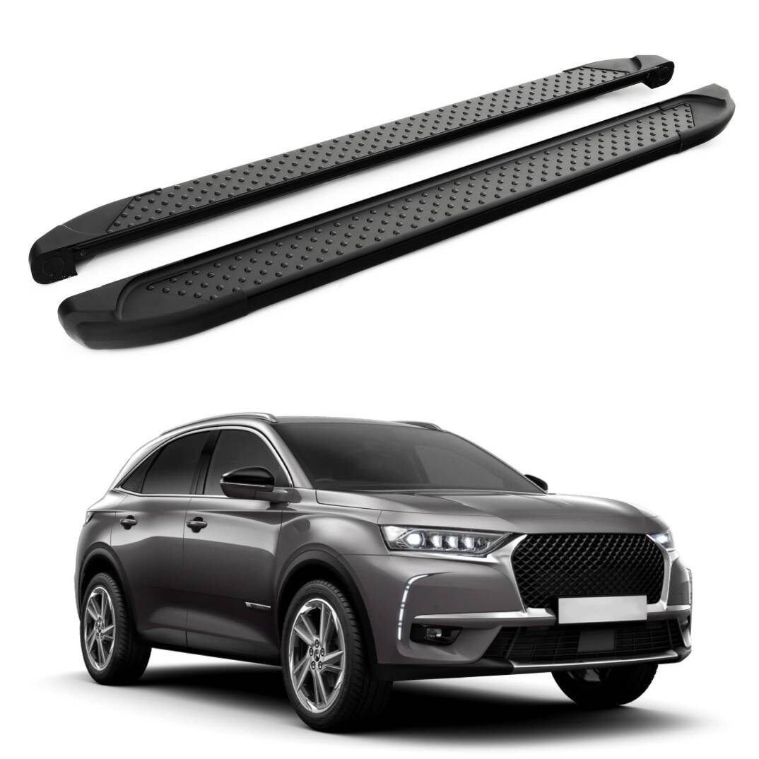 TURTLE Fits Ds Automobiles Ds 7 Crossback 2018-2025 Side Step Sapphire V1 Black - 1