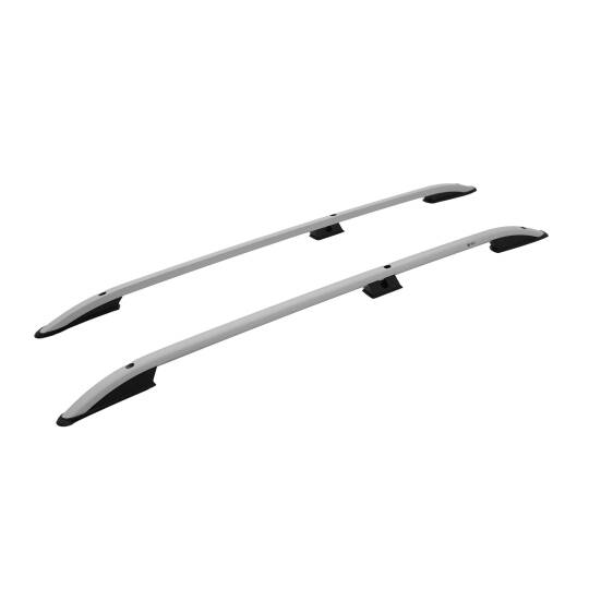 TURTLE Fits Fiat Doblo 2000-2010 / Swb Roof Rail Crown Silver