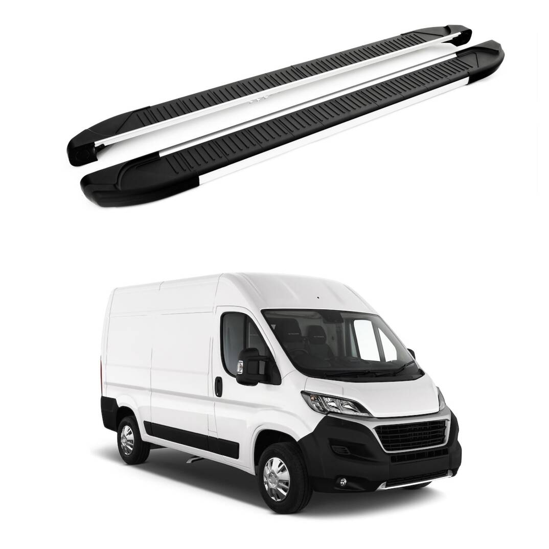TURTLE Fits Fiat Ducato 2006-2025 / Mwb Side Step Another Silver - 1