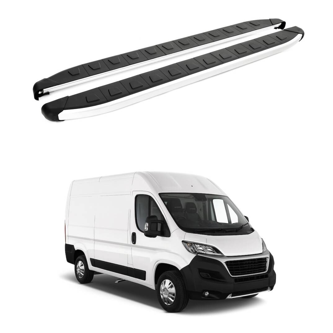 TURTLE Fits Fiat Ducato 2006-2025 / Swb Side Step Alyans Silver - 1