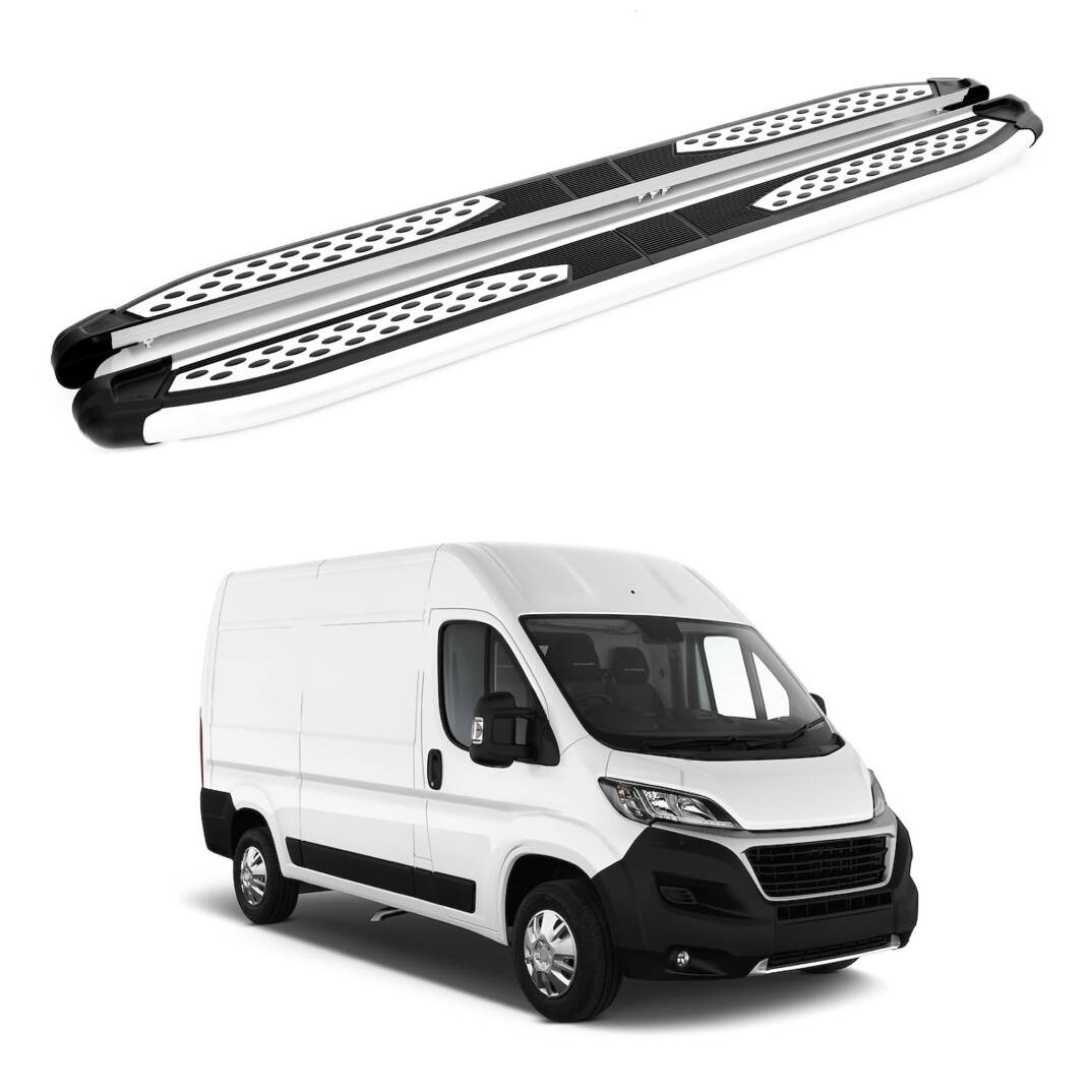 TURTLE Fits Fiat Ducato 2006-2025 / Swb Side Step Plus Silver - 1
