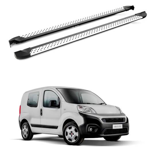 TURTLE Fits Fiat Fiorino 2008-2025 Side Step Era V2 Silver