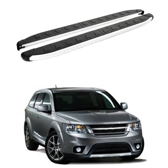TURTLE Fits Fiat Freemont 2011-2016 Side Step Alyans Silver