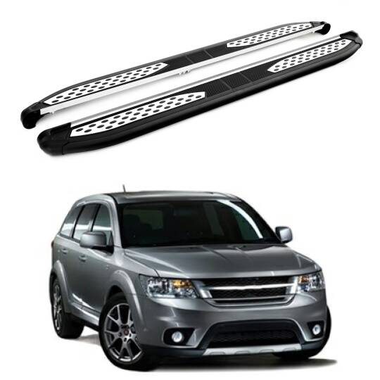 TURTLE Fits Fiat Freemont 2011-2016 Side Step Plus Black