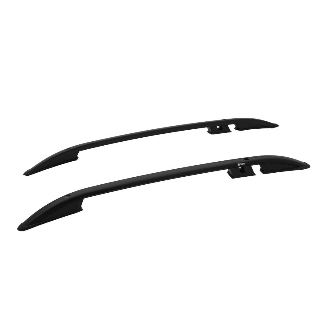 TURTLE Fits Fiat Fullback 2016-2020 Roof Rail Crown Black - 1
