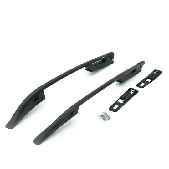 TURTLE Fits Fiat Fullback 2016-2020 Roof Rail Falcon Black - 2