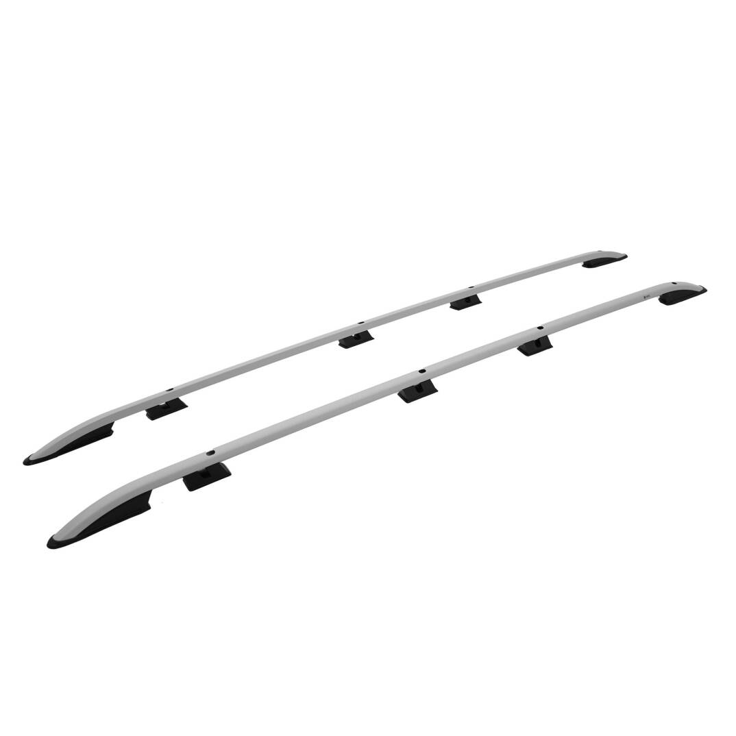TURTLE Fits Fiat Ulysse (Mk3) 2022-2026 / Lwb Roof Rail Crown Silver - 1