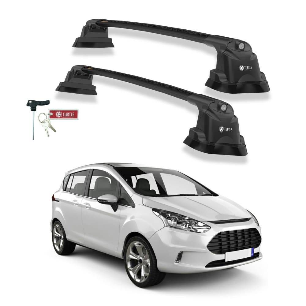 TURTLE Fits Ford B-Max (B232) 2012-2017 Roof Rack Air3 Black - 1