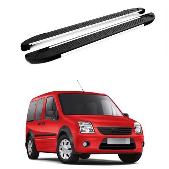 TURTLE Fits Ford Connect 2002-2012 / Lwb Side Step Another Silver
