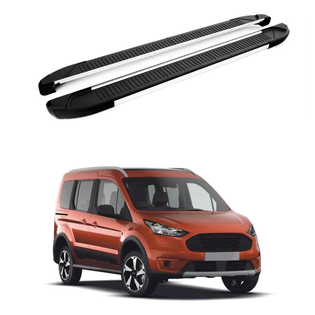 TURTLE Fits Ford Connect 2013-2021 / Lwb Side Step Another Silver - 1