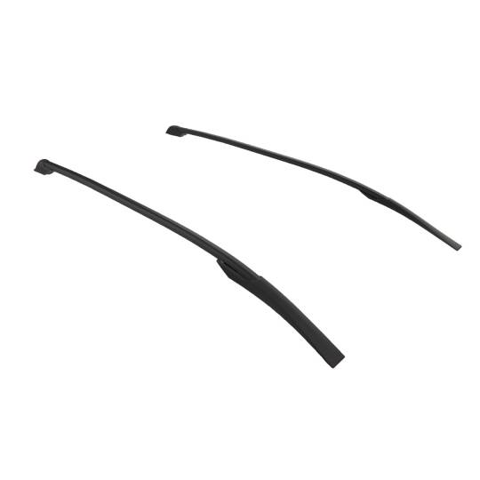 TURTLE Fits Ford Courier 2014-2023 Roof Rail Hawk Black - 3