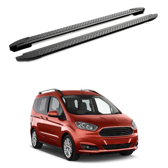 TURTLE Fits Ford Courier 2014-2023 Side Step Era V2 Black