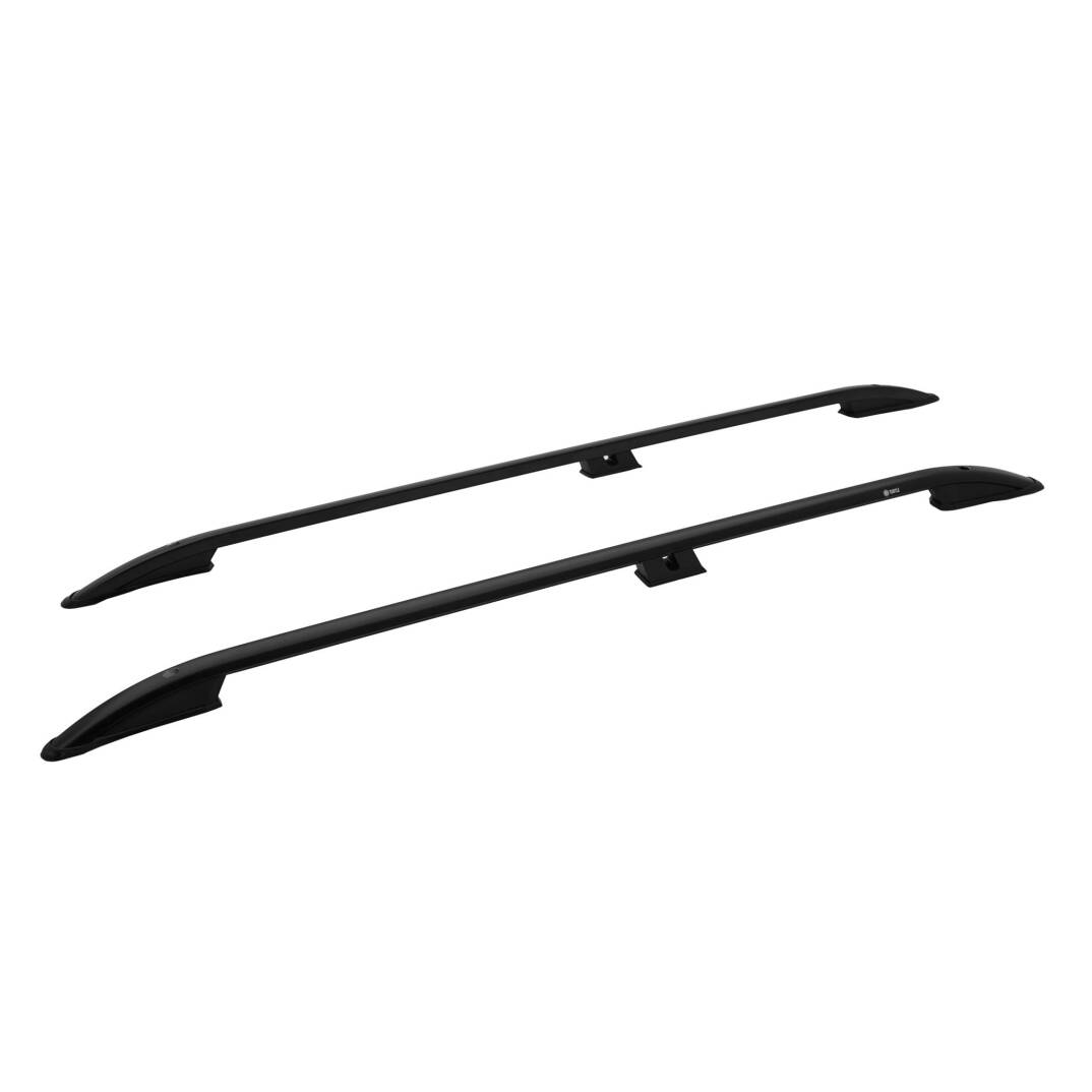 TURTLE Fits Ford Courier 2024-2025 Roof Rail Crown Black - 1