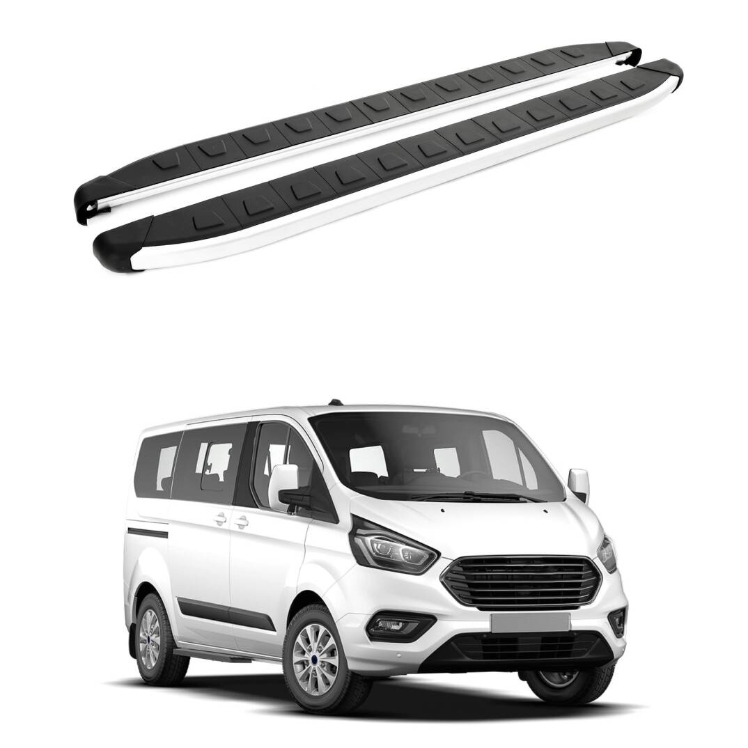 TURTLE Fits Ford Custom 2012-2023 / Lwb Side Step Alyans Silver - 1