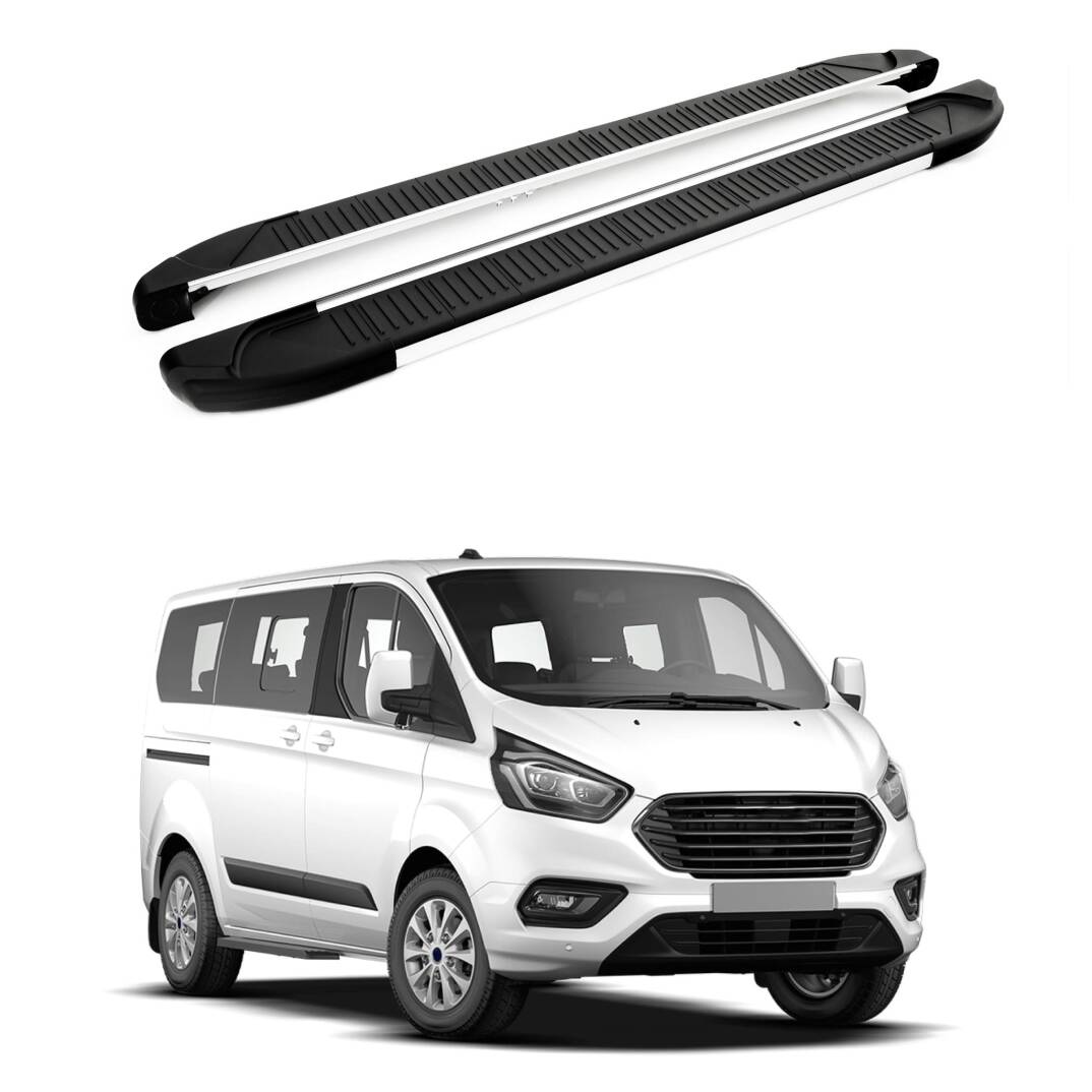 TURTLE Fits Ford Custom 2012-2023 / Lwb Side Step Another Silver - 1