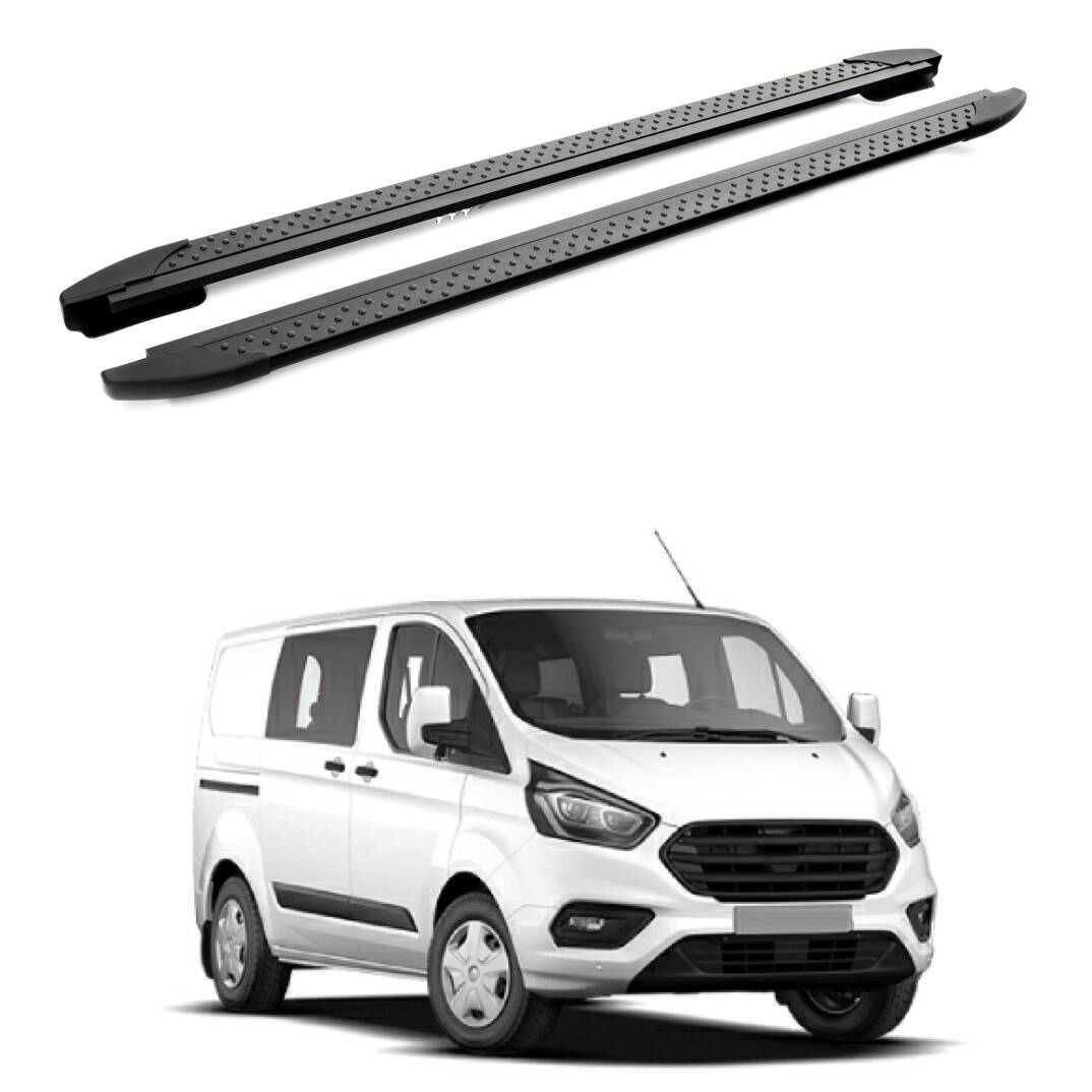 TURTLE Fits Ford Custom 2012-2023 Side Step Era V2 Black - 1
